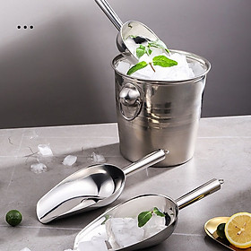 Mua Dụng Cụ Xúc Đá - Xẻng Xúc Đá Inox Không Gỉ VOLCANO