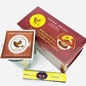 Cà phê con sóc phin lọc tím đơn