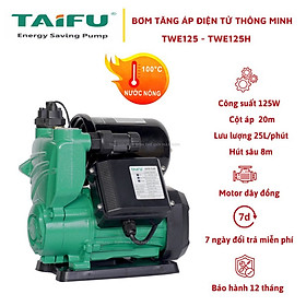 Mua Bơm tăng áp điện tử 125W nước nóng và lạnh  chống cạn  chống cháy thông minh thế hệ mới TAIFU - Bảo hành 1 năm