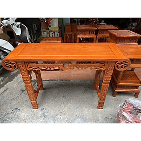Mua bàn cuốn gỗ hương dài 1m27 rộng 40 cao 80cm