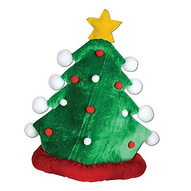 Christmas Tree Hat Headgear for Fancy Dress Masquerade Stage Performance Green