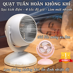 Mua Quạt điều hòa  Quạt tuần hoàn không khí K19 - Quạt lưu thông không khí - Sạc tích điện - Góc gió rộng - Độ ồn nhẹ - Tiết kiệm điện năng