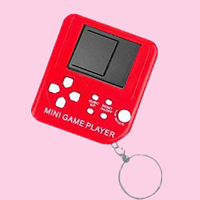 Bảng điều khiển trò chơi cầm tay bỏ túi Máy trò chơi cổ điển cổ điển Đồ chơi trẻ em Mini hoài cổ Khóa chìa khóa nhỏ cổ điển Màu sắc: đỏ Macaroon