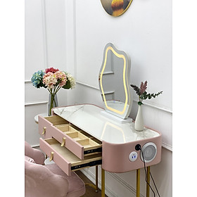Mua Bàn trang điểm BT Tundo bọc da mặt kính gương led cảm ứng