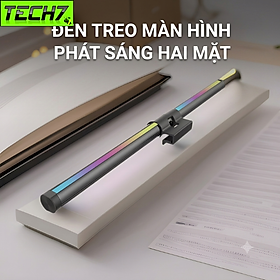 Đèn Led Treo Màn Hình C105 RGB Gắn Nam Châm Cảm Ứng 3 Chế Độ Màu USB Cho Máy Tính - Hàng Nhập Khẩu