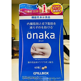 Viên giảm mỡ bụng Onaka 60 viên Nội địa nhật bản 