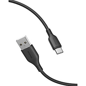 Cáp Innostyle Jazzy USB-A to Type-C 1.2M Hỗ Trợ Sạc Nhanh 15W J-IAC120 - Hàng chính hãng