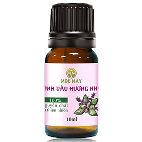 Tinh dầu Hương Nhu 10ml Mộc Mây - tinh dầu thiên nhiên nguyên chất 100% - chất lượng và mùi hương vượt trội - chuyên gia chăm sóc tóc hư tổn