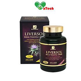 Viên uống bổ gan LiverSol Milk Thistle 35000 Tăng cường chức năng gan mát