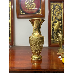 Mua Lọ hoa   lục bình bằng đồng nguyên chất kích thước  cao 36cm