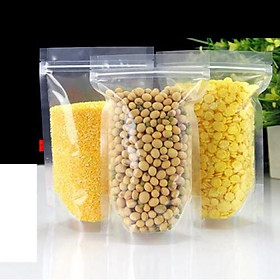 Mua 1kg túi zipper 2 mặt trong ( zipper đựng trà sữa  đáy đứng)