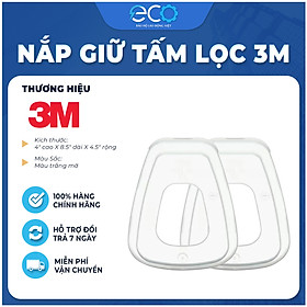 Mua Nắp nhựa 3M 501 (1 cặp) dùng giữ bông lọc 5N11  phòng dịch  chống giọt bắn  lọc bụi mịn pm2.5  khói hàn  xịt sơn