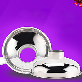 Stainless Steel Wide Mouth Canning Funnel Hopper Filter Food Pickles Jam Enema Funnel Kitchen Gadgets S/L Sizes Specification:Wide mouth funnel small