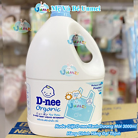 Nước Giặt Quần Áo Cho Bé D-nee - Chai 3000ml (Xanh)