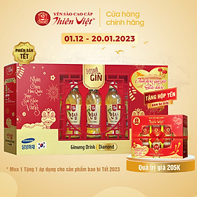 Nước Hồng Sâm Hàn Quốc VITAL GIN DIAMOND 6 chai x 120ml