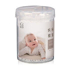 TĂM BÔNG VỆ SINH CHO BÉ KUKU KU1103 - 260 CÁI ( ĐẦU TRÒN )