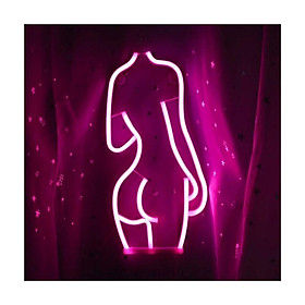 Lady Neon Sign Lumière dấu hiệu gợi cảm đêm đêm Neon Dấu hiệu 41,5cm 20cm Trang trí Pin và Body USB Dấu hiệu Néon cho Bia Chamber Bar Club Cafe Cafe