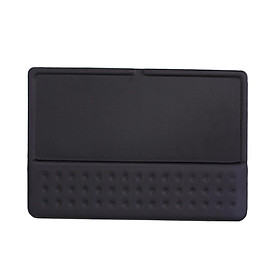 BUBM Keyboard Wrist Rest for Apple Laptop and Computer Wireless Memory Foam Pad for Office and Home Use (black)