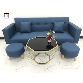 Mua Bộ ghế sofa phòng khách BTV xanh dương nhiều kích cỡ