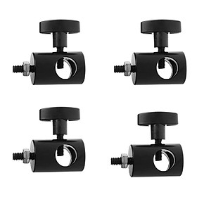 4Pack Rapid Adapter Convert 5/8 Inch Stud To 17MM Long 1/4 Inch Thread, Multi Functional Mount Bracket Adapter, Photo Studio