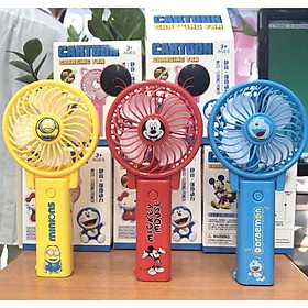 Mua Quạt MINI FAN cầm tay Doremon  Mickey  Kitty (Không đèn)