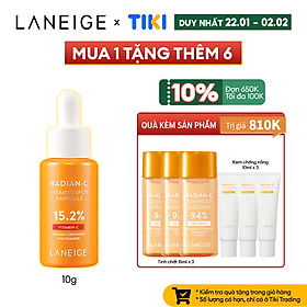 [Made in Korea] Tinh Chất Dưỡng Sáng Da Laneige Radian-C Vitamin Spot Serum 10g