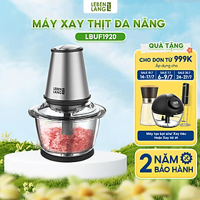 Mua Máy xay thịt đa năng LEBENLANG cối thủy tinh  công suất 400W  dung tích 1200ml  model LBUF1920 - hàng chính hãng