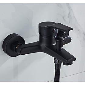 Bộ vòi sen tắm nóng lạnh Faucet màu đen - ms3