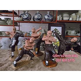 Mua 5 mẫu tượng võ thuật ghép bonsai hàng Bát Tràng cao cấp