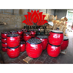 Mua Trống đình chùa  trống nhà thờ Đk mặt 40cm x cao 55 cm  trống trường học