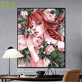 Mua Tranh treo tường tự tô màu số hóa DALI Tranh Nàng thơ N013