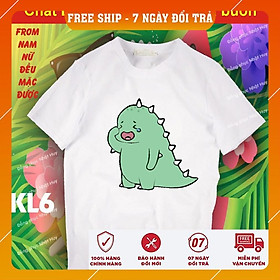 Áo thun khủng long chibi 6 chất đẹp,bao đổi trả