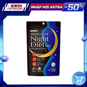 Trà Night Diet Tea Orihiro 20 gói