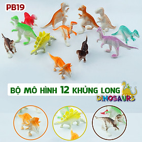 Bộ đồ chơi sưu tập mô hình Khủng Long Dinosaurs nhựa ABS cao cấp