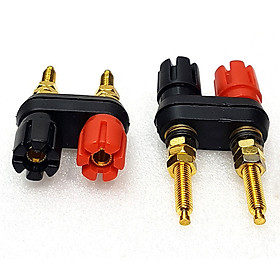 Mua Cọc Loa Bắp Chuối Đỏ Đen Bắt Trong Máy ( 1 cặp đôi 2 đỏ - 2 đen )