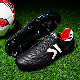 Giày bóng đá Kelme FG Sneakers Snakers Skiner Men Men Chuyên nghiệp Cỏ Không trượt Sports Sports Boots ZX80011018 Color: Black and white Shoe Size: 44