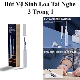 Bút Vệ Sinh Loa Tai Nghe Cầm Tay 3 Trong 1 Tiện Lợi