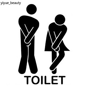 Mua Miếng Dán Trang Trí Hình Biểu Tượng Toilet Ngộ Nghĩnh