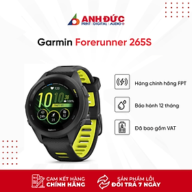 Đồng Hồ Thông Minh Garmin Forerunner 265 / 265S chuyên theo dõi chạy bộ màn hình AMOLED - Hàng Chính Hãng FPT