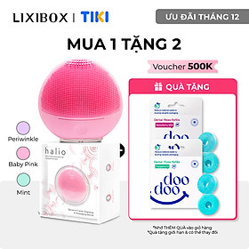 Máy rửa mặt dành cho da nhạy cảm Halio Sensitive Facial Cleansing & Massaging Device baby pink Limited Edition