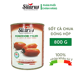 Sốt Cà chua Lột vỏ Silarus 800Gr