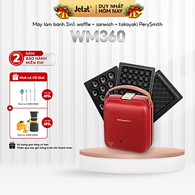 Mua Máy làm bánh Waffle 3 trong 1 PerySmith WM360 - Hàng chính hãng