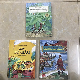 Combo 03 cuốn: Dế mèn phiêu lưu ký, Xóm bờ giậu, Lá cờ thêu sáu chữ vàng