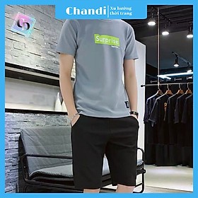 Đồ Bộ Thể Thao Nam thương hiệu Chandi, Đồ Bộ Mặc Nhà chất liệu thun cao cấp mát mẻ, thấm hút mồ hôi tốt MS903