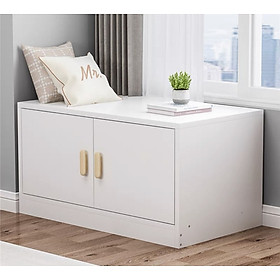 Mua Tủ gỗ thấp tủ kê dọc tường cửa sổ nhiều ngăn gỗ MDF nhập khẩu chống ẩm nhỏ gọn tiện lợi