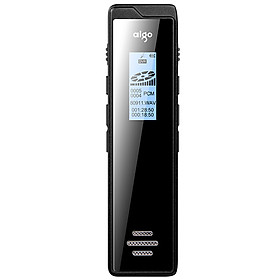 Patriot (aigo) voice recorder R6811 16G professional micro HD remote noise reduction MP3 player one-click recording learning conference training interview black