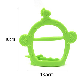 Baby Molar Stick Toy Soothing Teething Grasp Design Anti Eating Hand Teething Rings for Infants