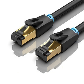 Cáp mạng đúc sẵn Cat8 SSTP (tròn) 1m đến 15m chính hãng Vention IKAB