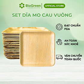Mua SET 10 ĐĨA MO CAO VUÔNG SIZE 17CM/20CM/25CM ĐỰNG THỨC ĂN BBQ ..AN TOÀN SỨC KHỎE BẢO VỆ MÔI TRƯỜNG