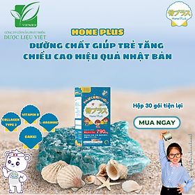 Hone Plus Nhật Bản - Hỗ trợ tăng chiều cao vượt trội cho bé từ 1-18 tuổi, nâng cao tầm vóc Việt